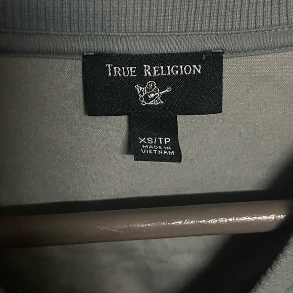 Women’s True Religon Velour Crew Neck 🌵xs - Picture 3 of 4